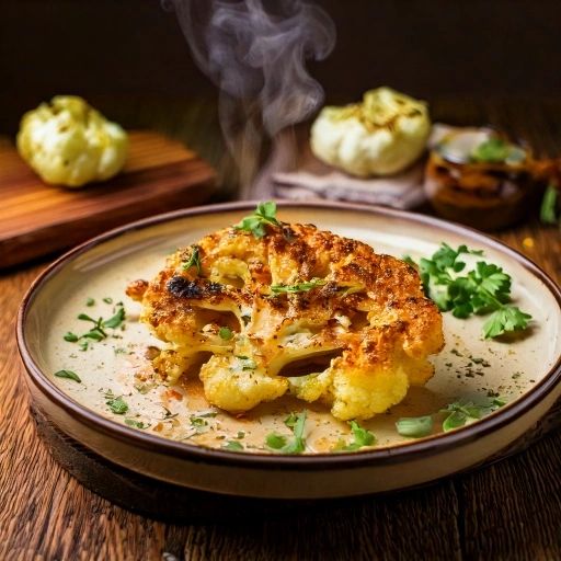 Steak de Chou-Fleur Rôti aux Herbes de Provence